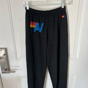 Aviator Nation, Logo Sweatpants - Charcoal